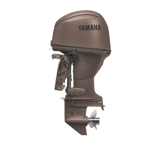 Yamaha F60LC3 60HP Outboard Motor - 20" Shaft - Matte Brown