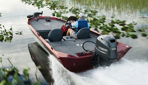 Yamaha F50LC3 50HP Outboard Motor - 20" Shaft - Matte Brown